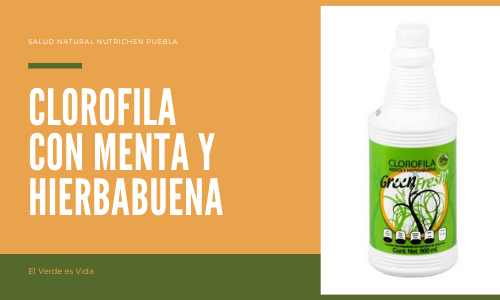 Venta de Clorofila liquida en Puebla