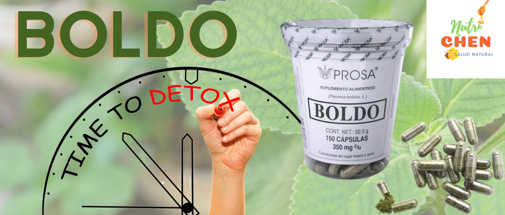 Venta de capsulas de Boldo en NutriChen Puebla