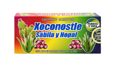 Venta de tabletas de Xoconostle Sábila y Nopal