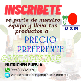 Compra DXN en Puebla