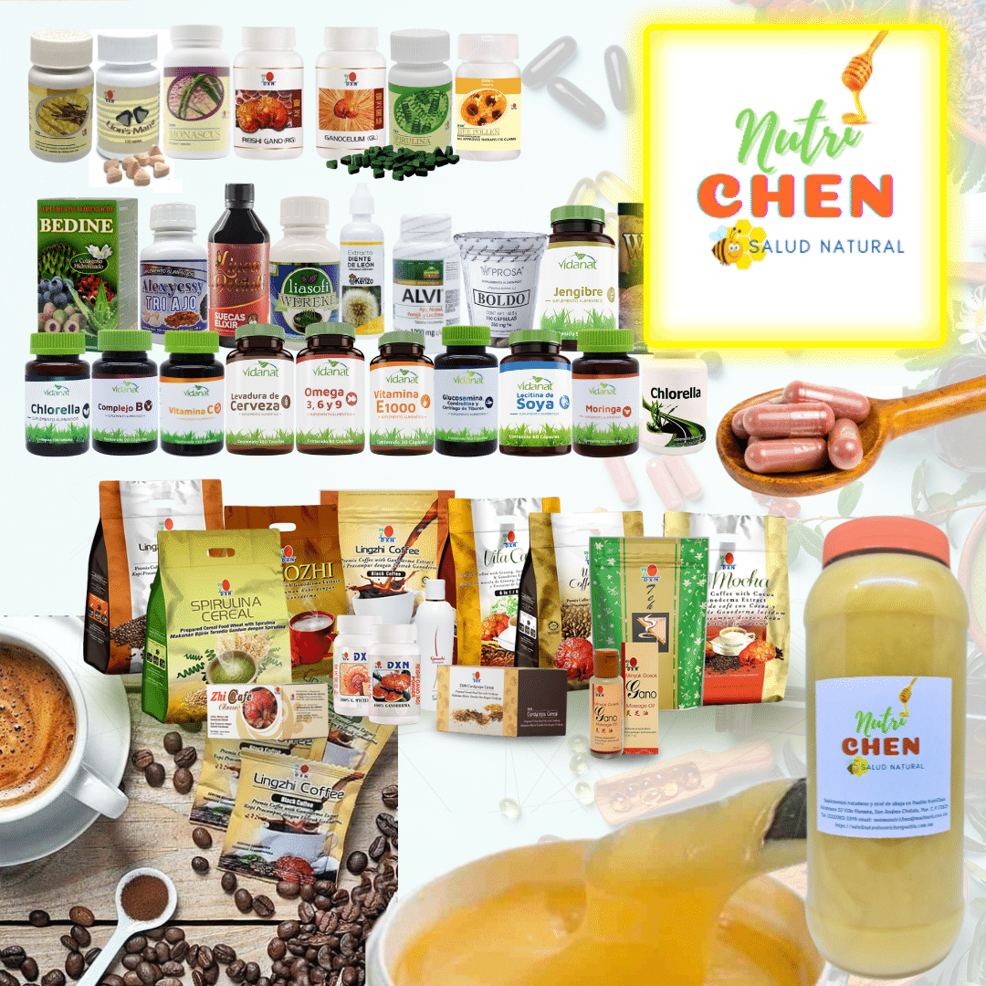 Venta de productos DXN, suplementos y miel de abeja en Puebla NutriChen